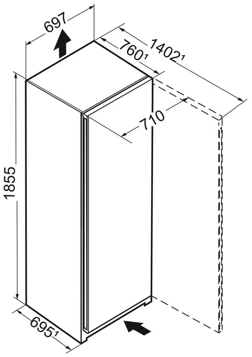 Liebherr FNc 7227-22 Vriezer Vrijstaand (186 cm) - Afbeelding 2