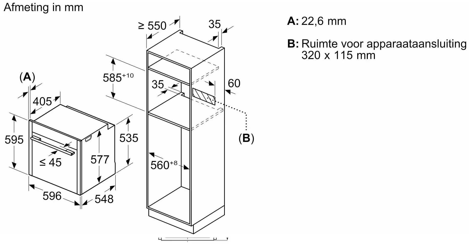 Neff B69CS7KY0 Oven Zwart (60 cm) - Afbeelding 2